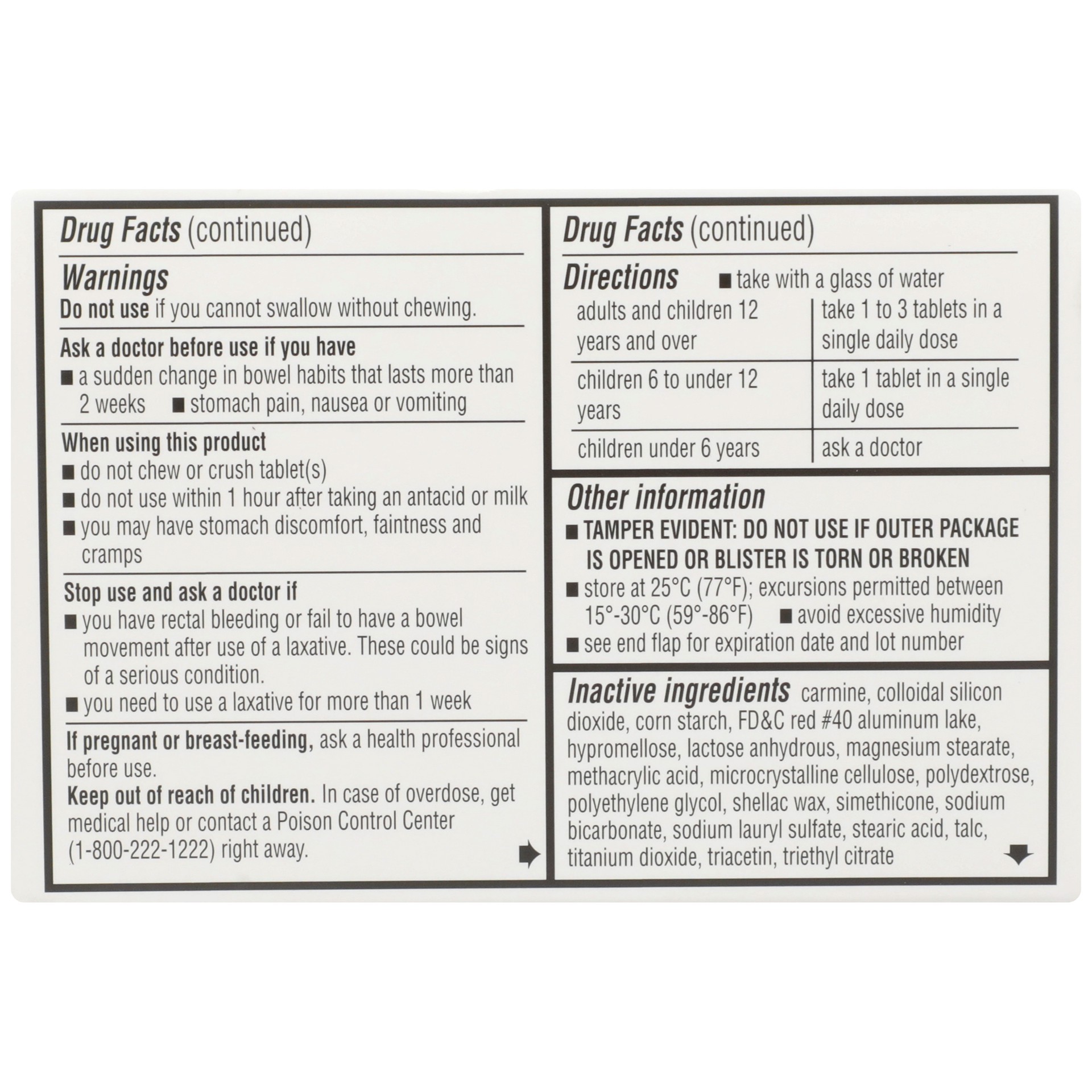 slide 4 of 6, TopCare Health 5 mg Gentle Laxative 30 Tablets, 30 ct
