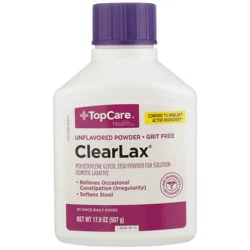 Topcare Health Clearlax Unflavored Powder 17.9 Ounces