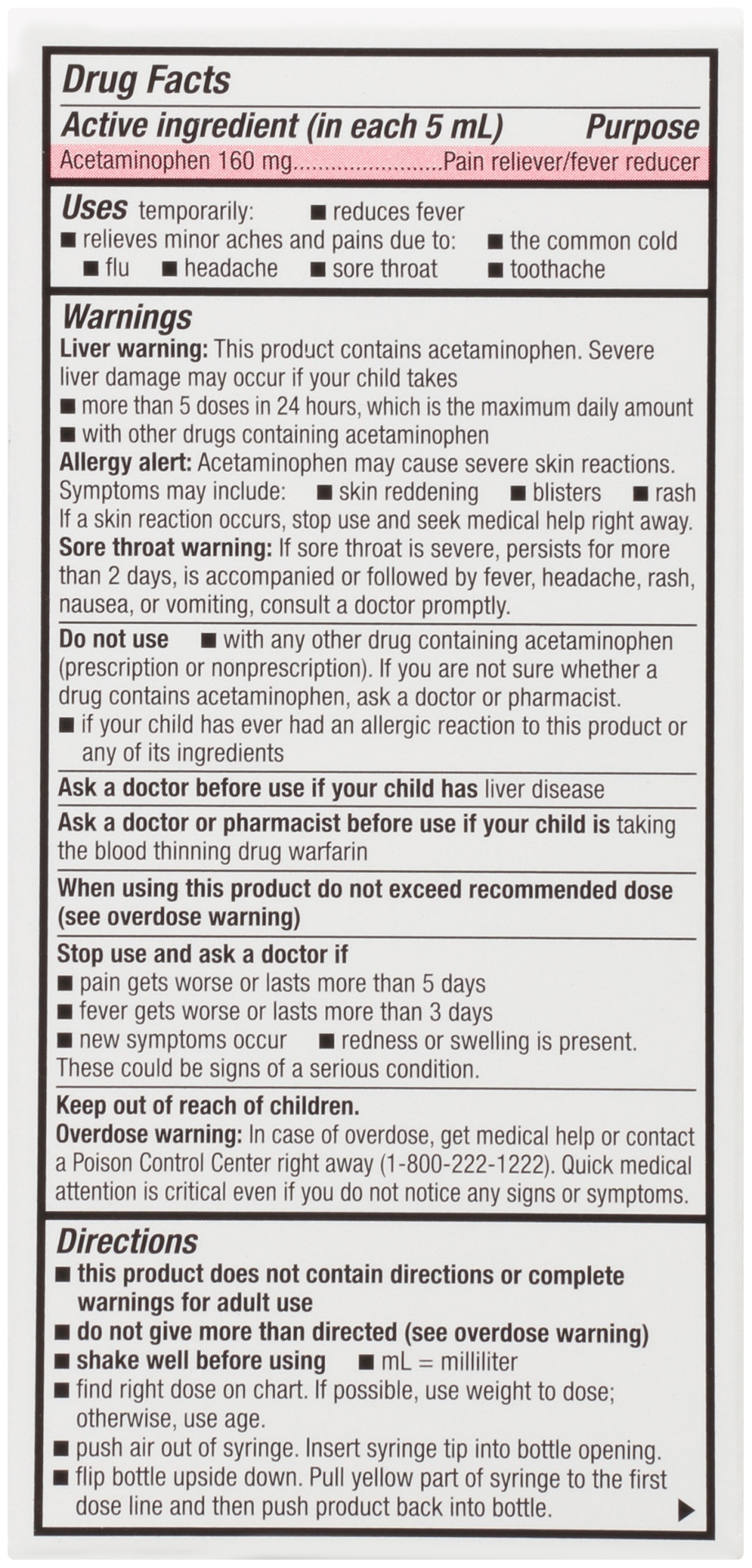 slide 3 of 6, Topcare Infant Pain And Fever Grape, 2 oz