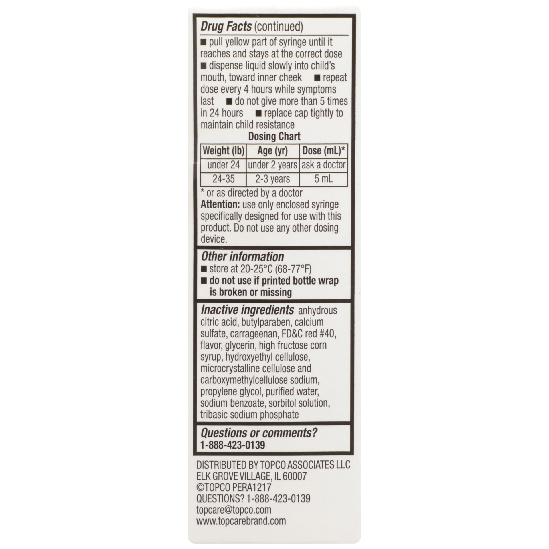slide 5 of 6, TopCare TOP CARE Topcare Infants Pain & Fever Relief Drops, 1 fl oz