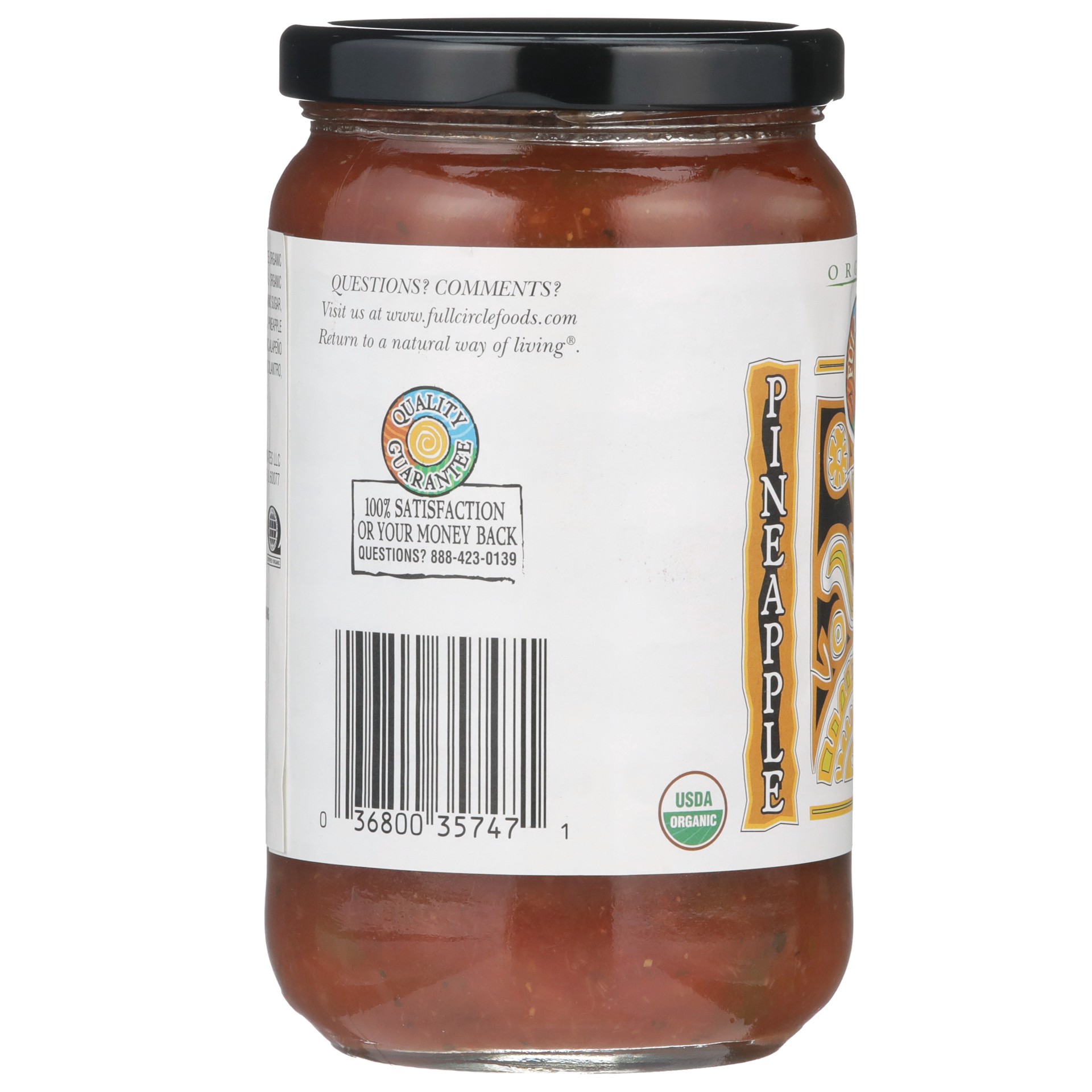 slide 5 of 6, Full Circle Market Mild Pineapple Salsa, 16 oz