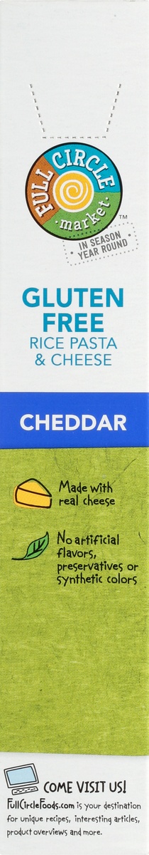 slide 8 of 10, Full Circle Market Gluten Free Cheddar Rice Pasta & Cheese 6 oz, 6 oz