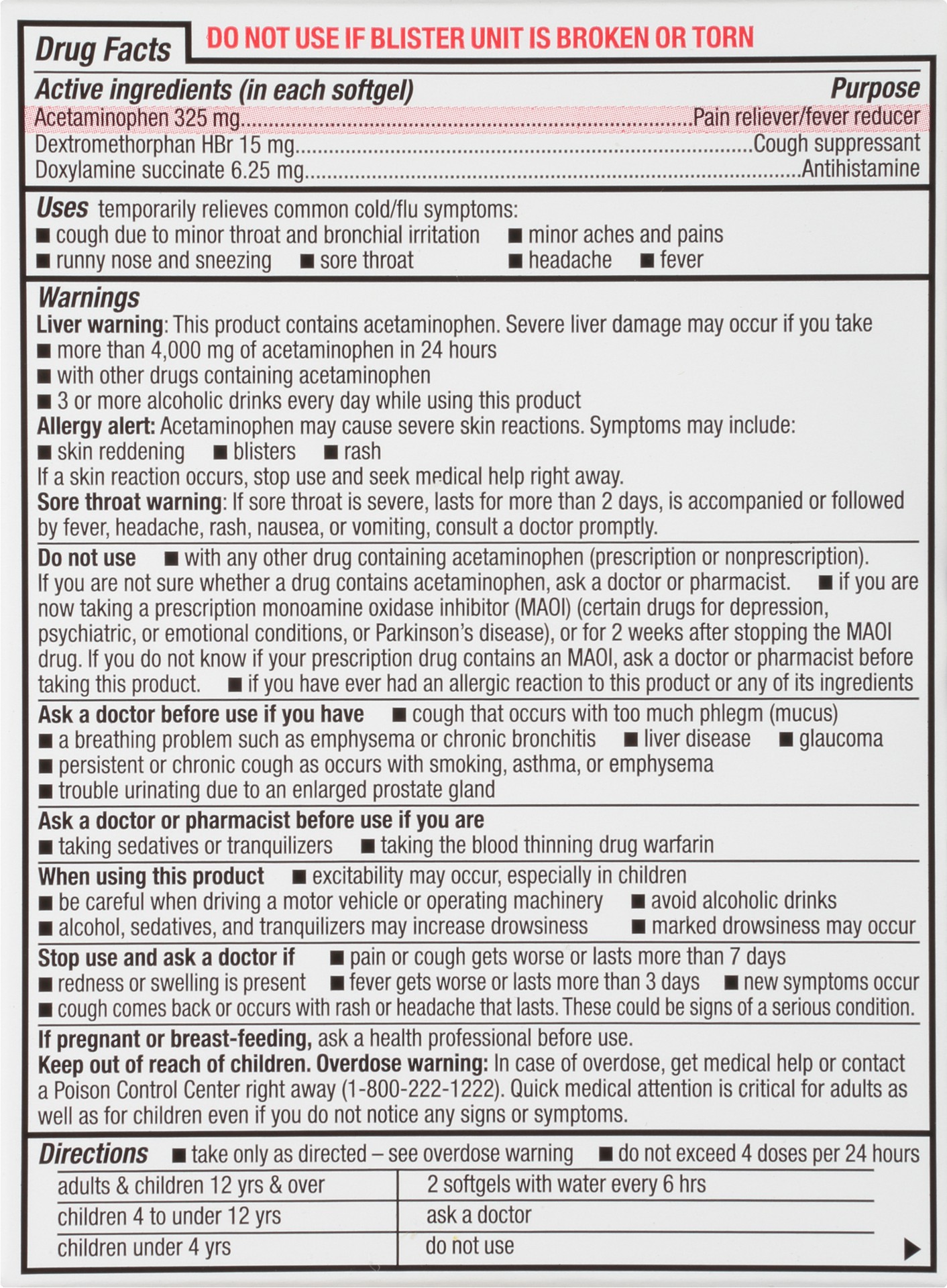 slide 5 of 6, TopCare Health Multi-Symptom Relief NiteTime Cold & Flu Relief 24 Softgels, 24 ct