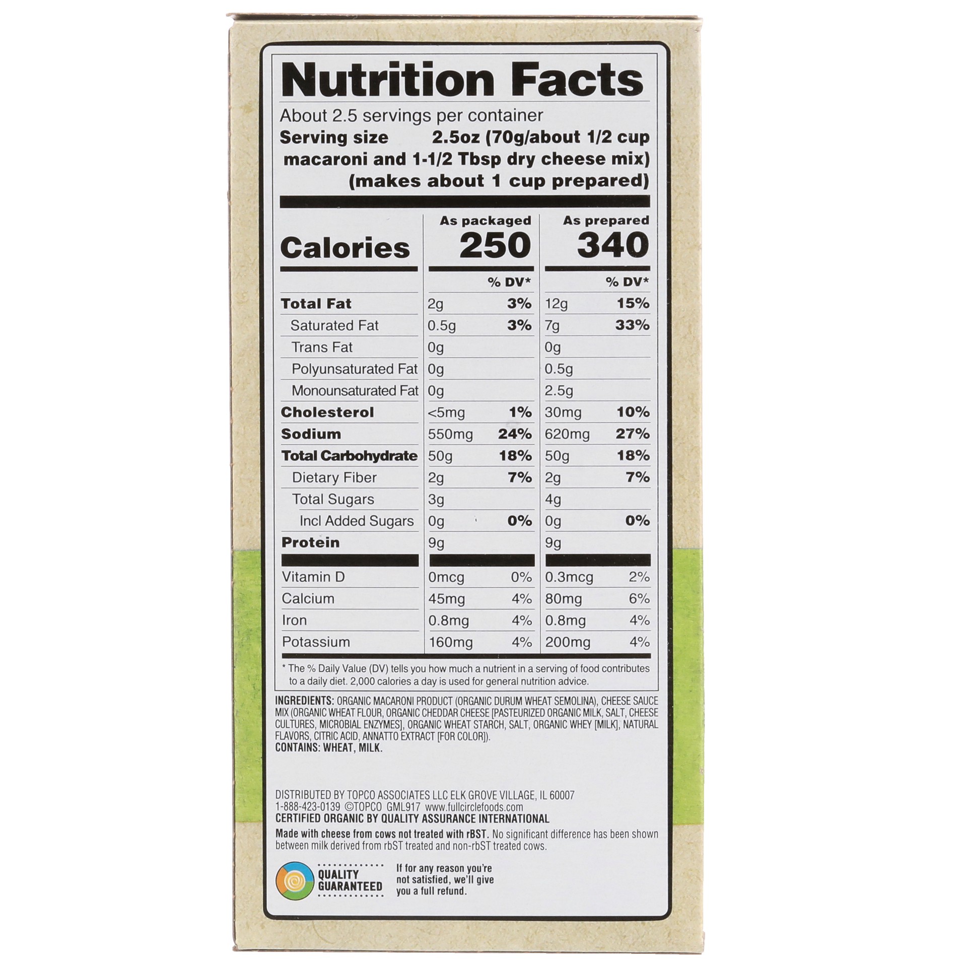 slide 6 of 6, Full Circle Market Organic Macaroni & Cheese Dinner 6 oz, 6 oz