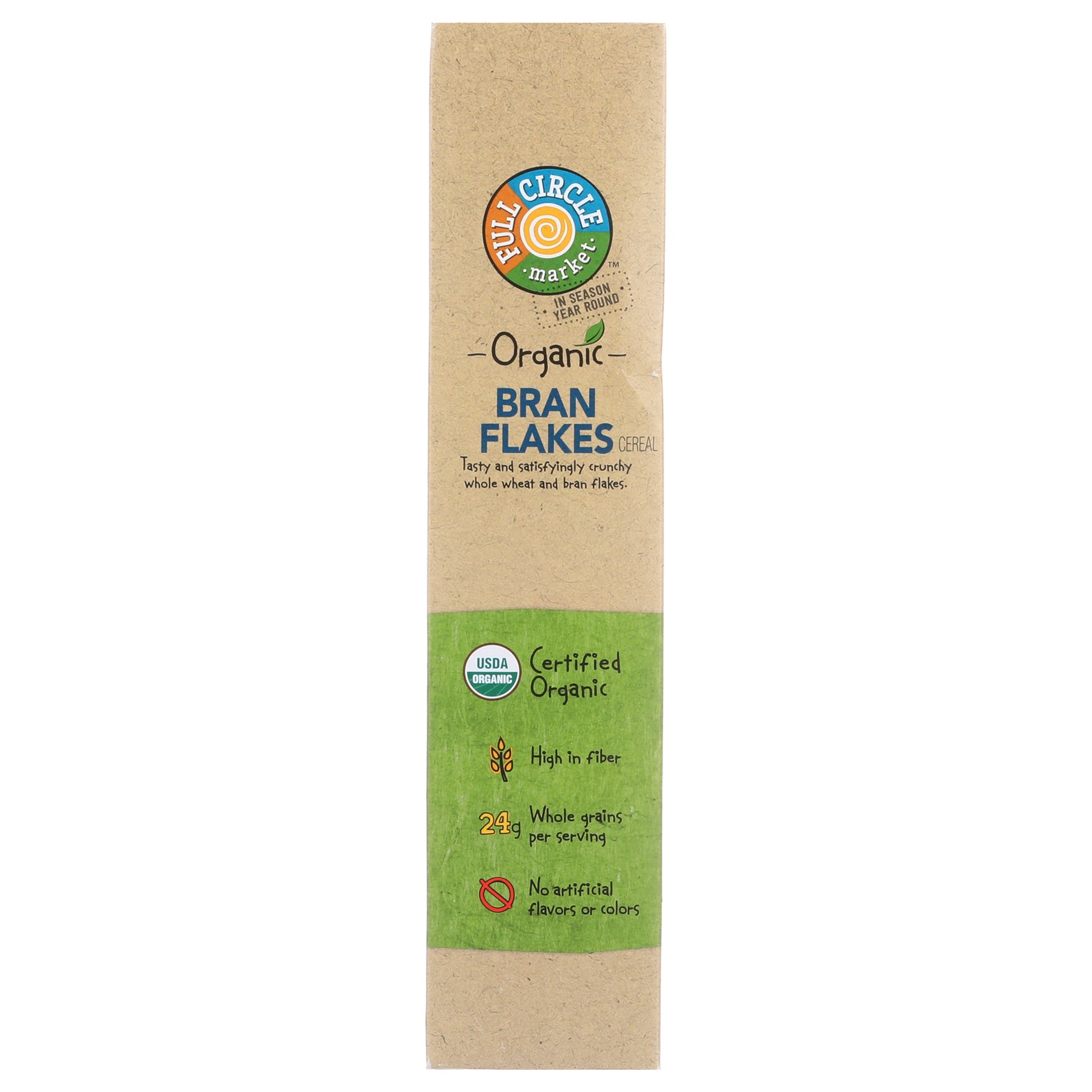 slide 3 of 6, Full Circle Market Organic Bran Flakes Cereal, 14 oz