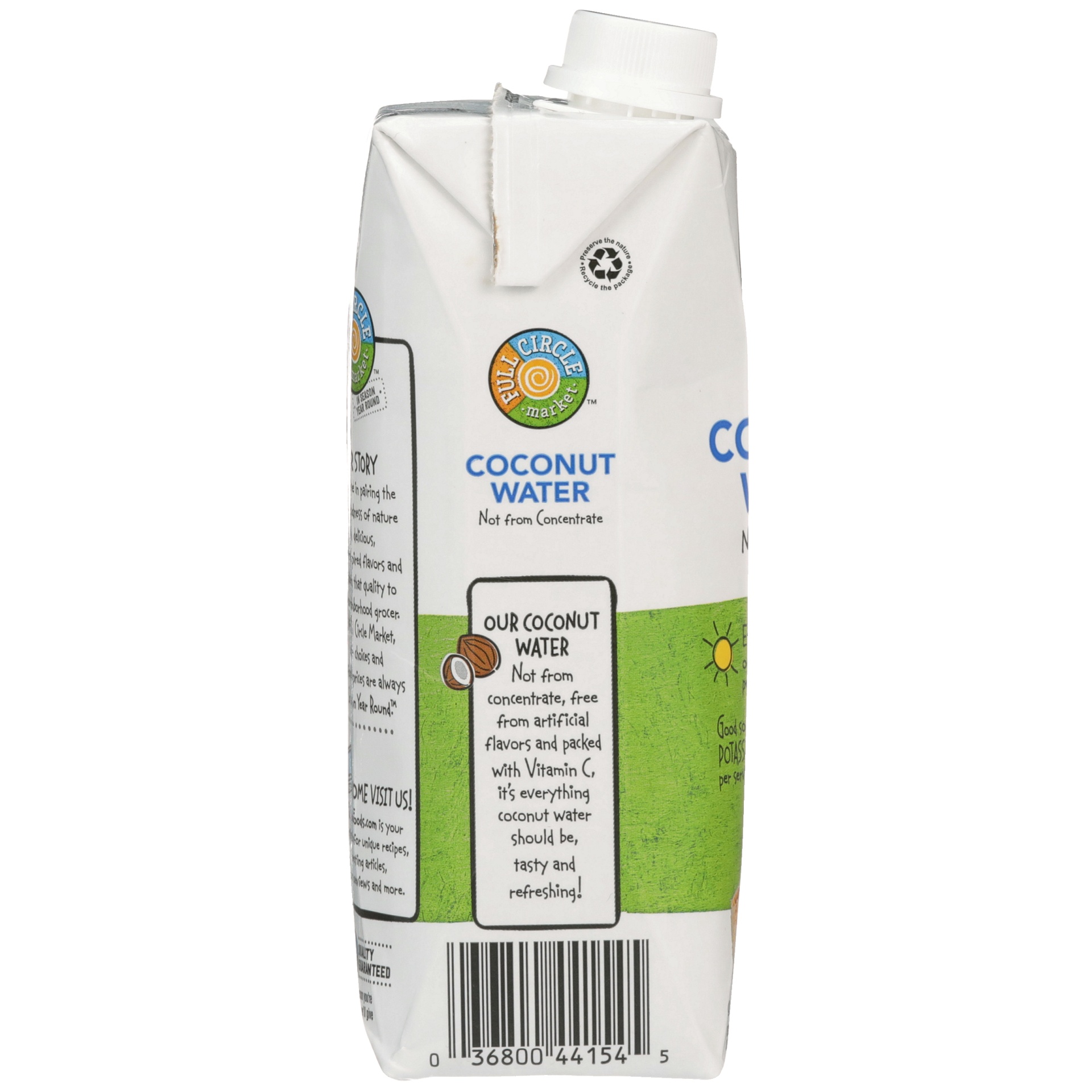 slide 2 of 6, Full Circle Market Coconut Water - 17 fl oz, 17 fl oz