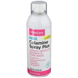 TopCare Calamine 8% Skin Protectant Plus Pramoxine Hcl 1% External Analgesic No-Rub Spray