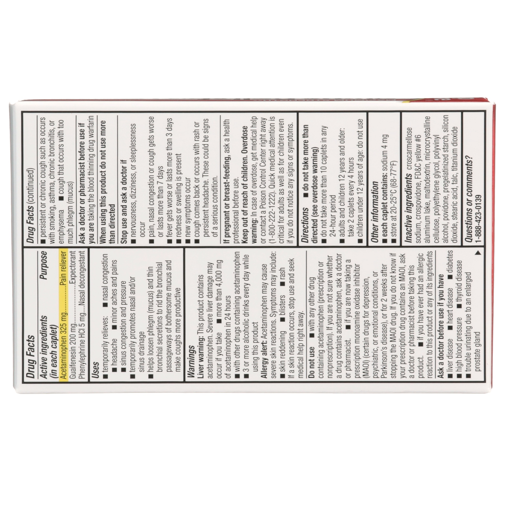 slide 3 of 6, TopCare Sinus Relief Severe Congestion Relief Maximum Strength, 20 ct