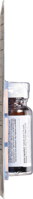 slide 4 of 4, TopCare Liquid Corn & Callous Remover Foot Care, 0.33 fl oz