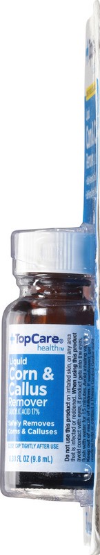 slide 2 of 4, TopCare Liquid Corn & Callous Remover Foot Care, 0.33 fl oz