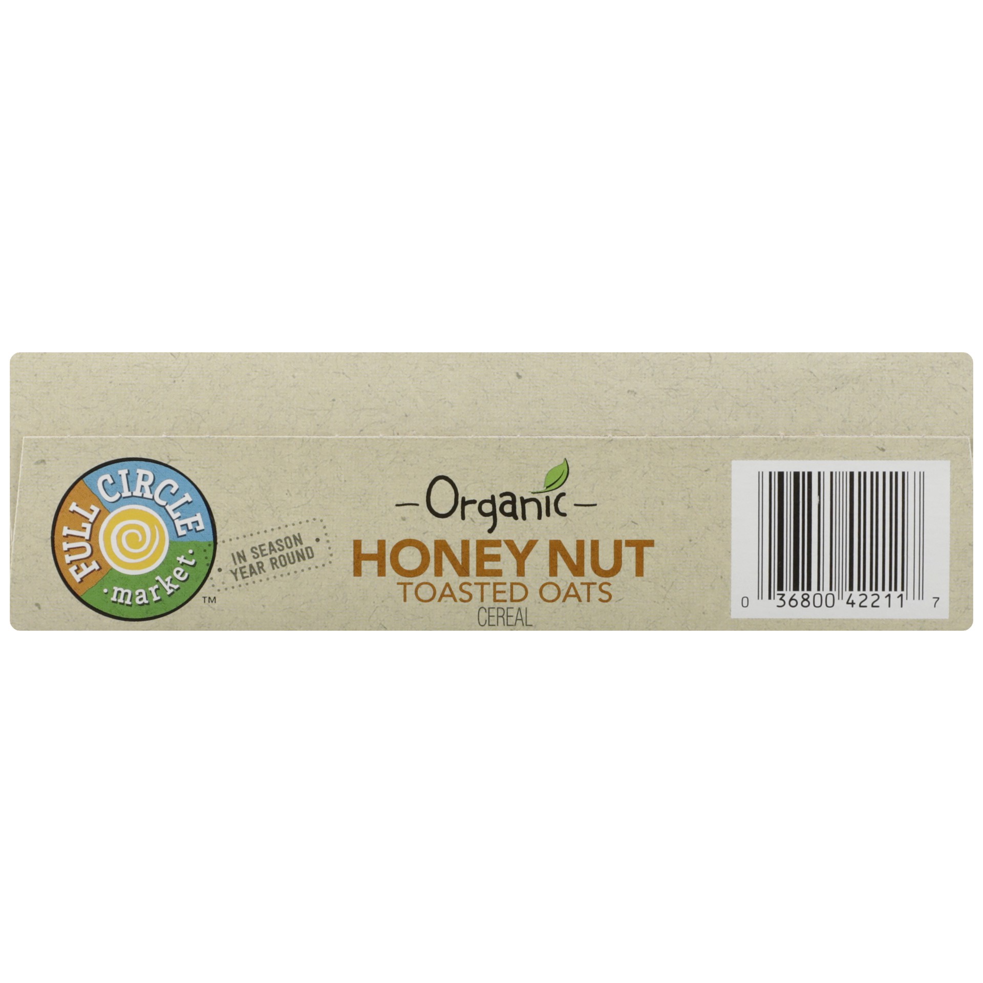 slide 3 of 6, Full Circle Market Organic Toasted Oats Honey Nut Cereal 12.25 oz, 12.25 oz