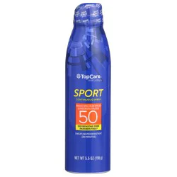 Topcare Everyday Sport Spf50 Sunscreen Continuous Spray 5.5 Ounces