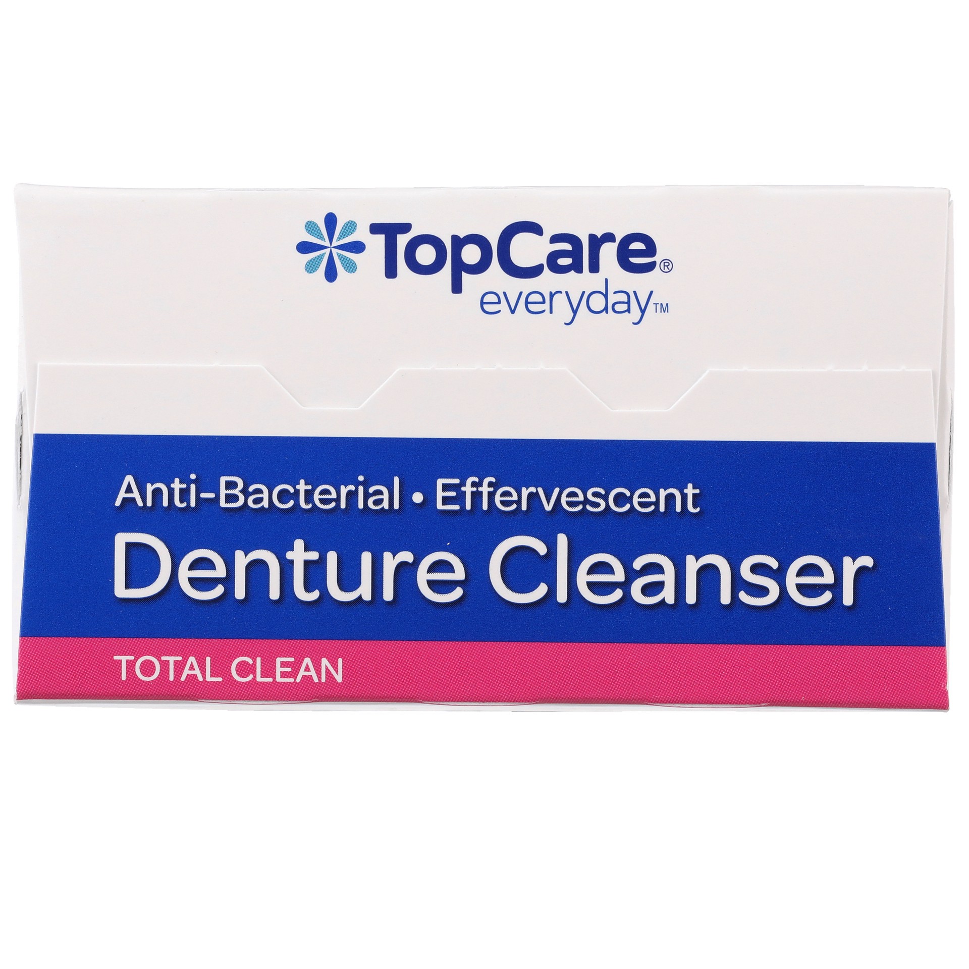 slide 5 of 6, TopCare Top Care Denture Cleanser Tablets Anti-Bacterial, 40 ct