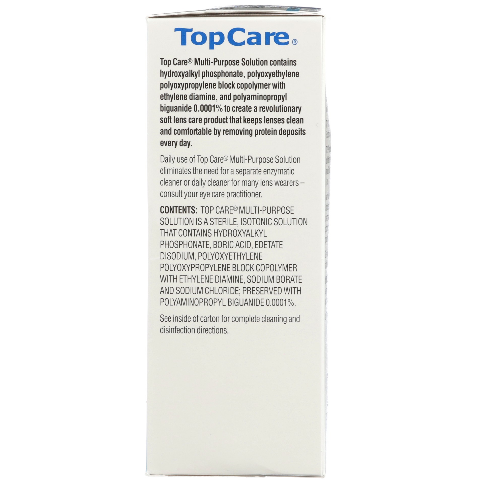 slide 4 of 6, TopCare Health Sterile Multi-Purpose Solution 12 fl oz, 12 fl oz