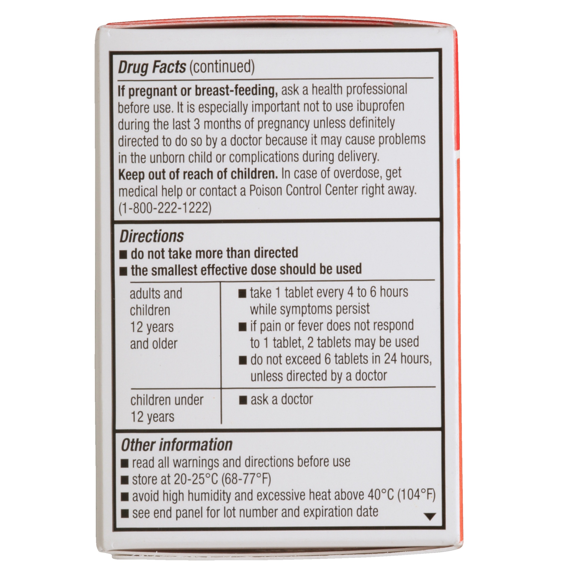 slide 6 of 6, TopCare Ibuprofen 200mg Coated Tablets, 50 ct