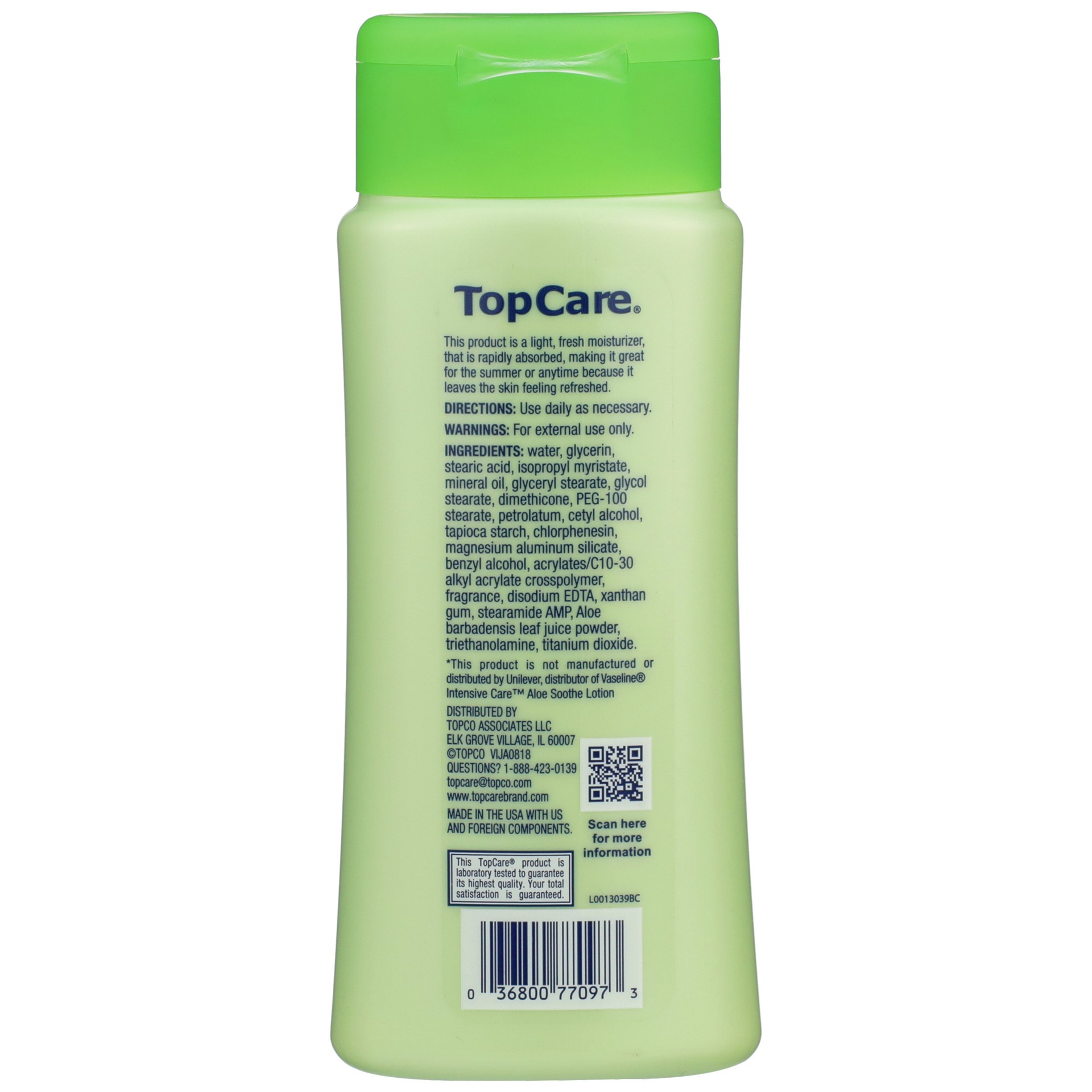 slide 5 of 6, TopCare Beauty Cooling Hydration Body Lotion 10 fl oz, 10 fl oz