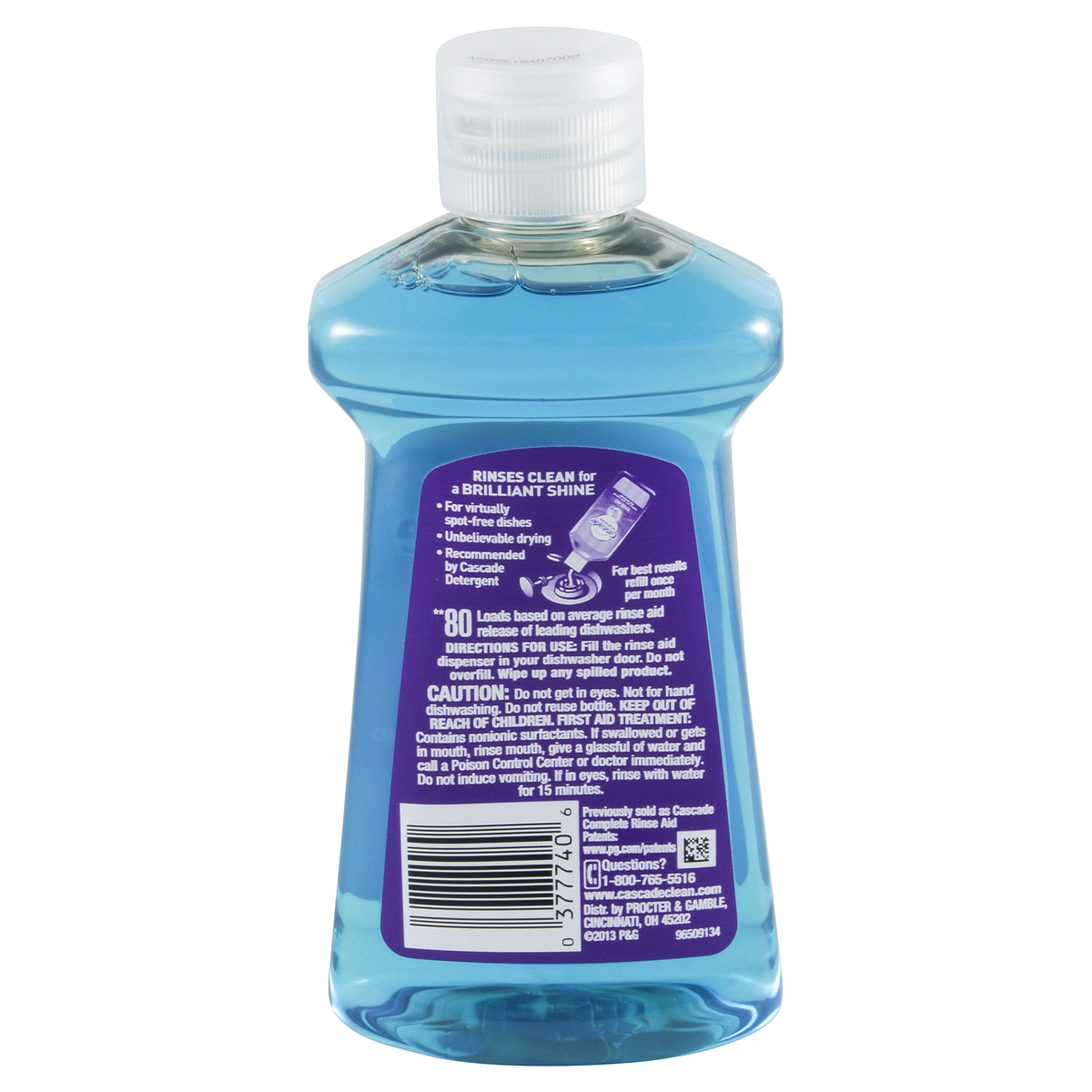 slide 2 of 2, Cascade Platinum Rinse Aid, 8.45 fl oz