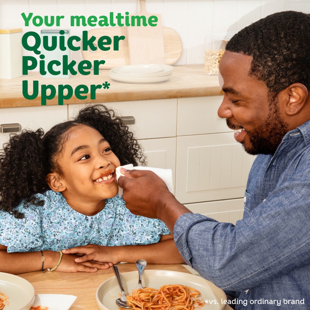 slide 5 of 6, Bounty Paper Napkins, White, 400 Count, 2 ct