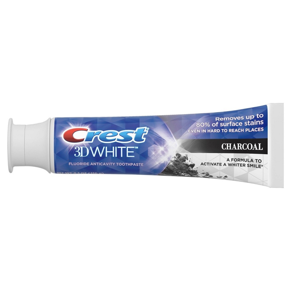 slide 3 of 3, Crest 3D White Advanced Charcoal Teeth Whitening Toothpaste - 3.8oz, 3.8 oz