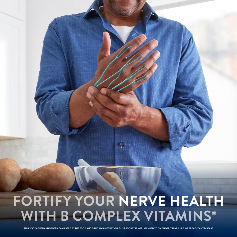 slide 6 of 6, Nervive Nerve Relief, Reduces Occasional Nerve Discomfort in as Little as 7 Days, Stabbing/Pins and Needles, Burning in Hands and Feet*, Alpha Lipoic Acid, B Vitamins, Turmeric, Ginger, 30 Tablets, 30 ct