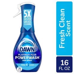 Dawn Powerwash Spray, Dish Soap, Dishwashing Liquid, Fresh, 1 Starter Kit, 16 Fl Oz