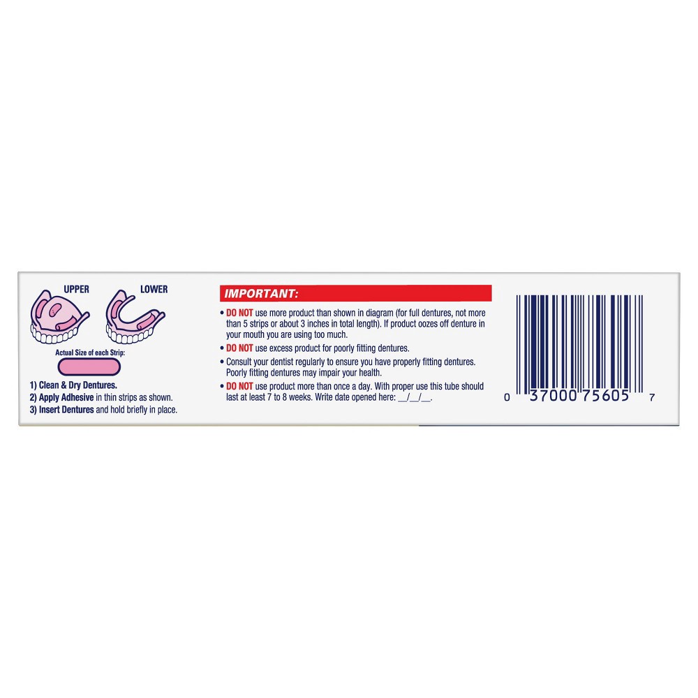 slide 5 of 5, Fixodent Ultra Max Hold Secure Denture Adhesive 2.2oz, 2.2 oz