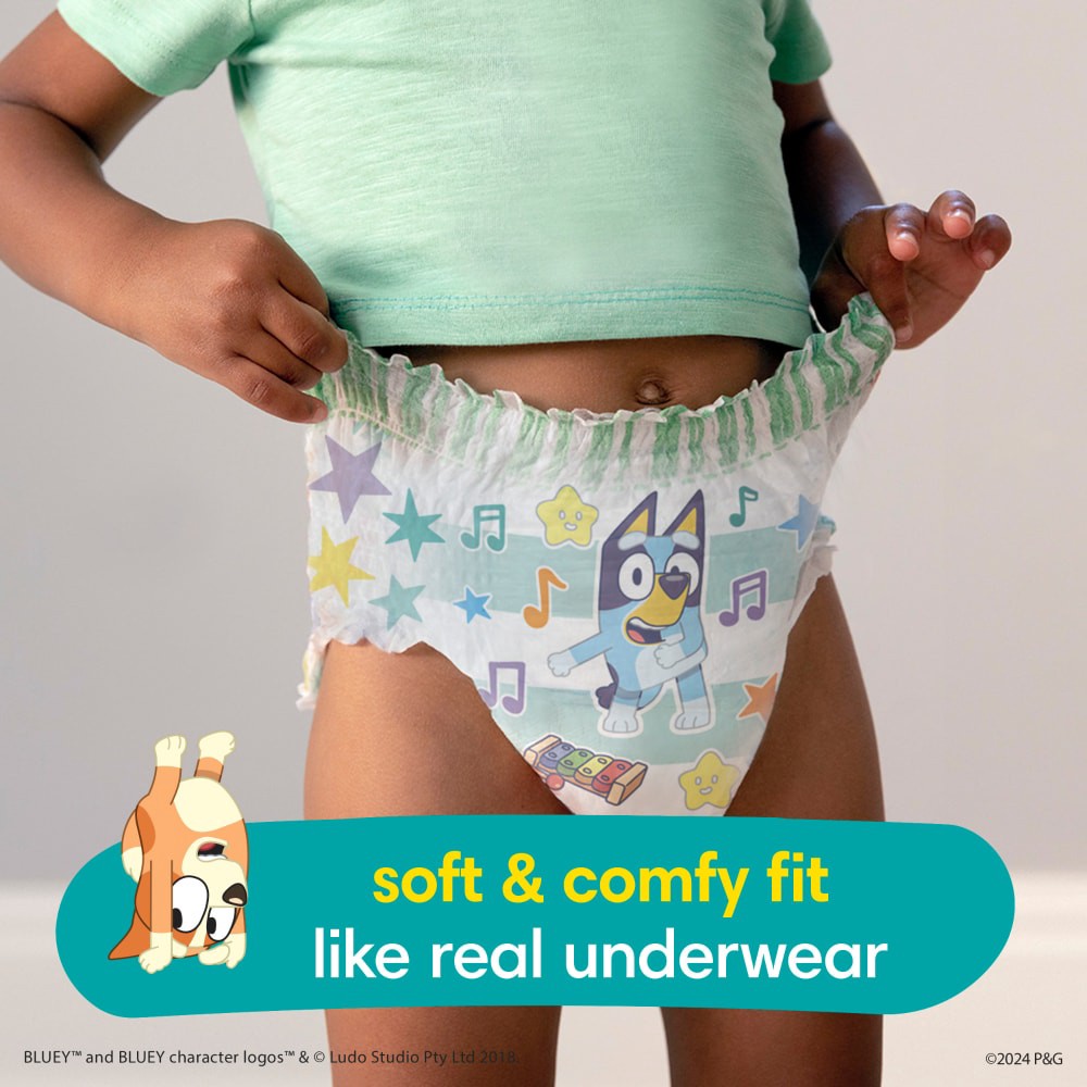 slide 5 of 6, Pampers Easy Ups Training Underwear Boys Size 6 4T5T 56 Count, 60 ct