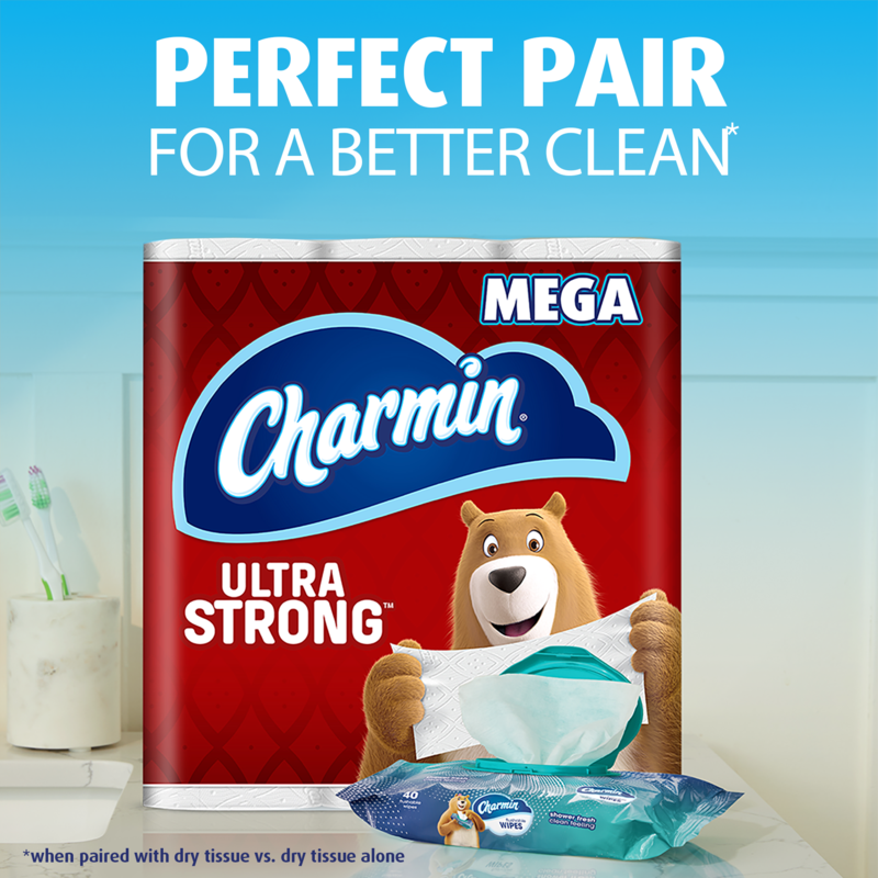 slide 4 of 5, Charmin Flushable Wipes, 2 ct; 40 ct