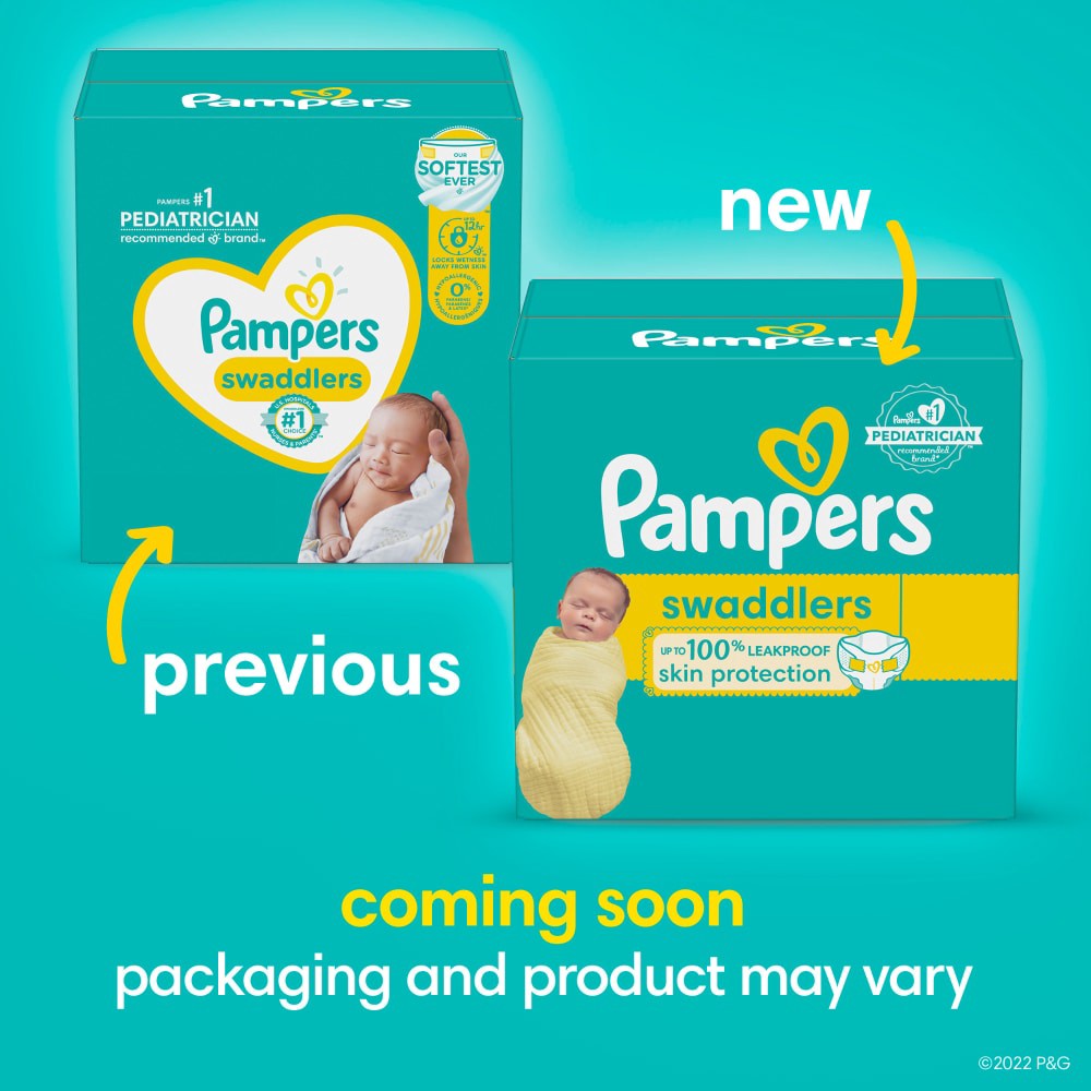 slide 3 of 5, Pampers Swaddlers Diapers, Size 0 (up to 10 lbs), 31 Count, Ultra Absorbent Disposable Infant Diaper, 31 ct