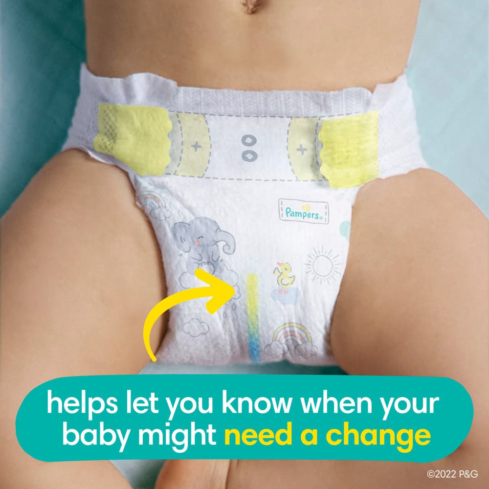 slide 5 of 5, Pampers Swaddlers Diapers, Size 0 (up to 10 lbs), 31 Count, Ultra Absorbent Disposable Infant Diaper, 31 ct
