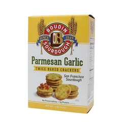 Boudin Sourdough Parmesan Garlic Twice Baked Crackers 5 Oz
