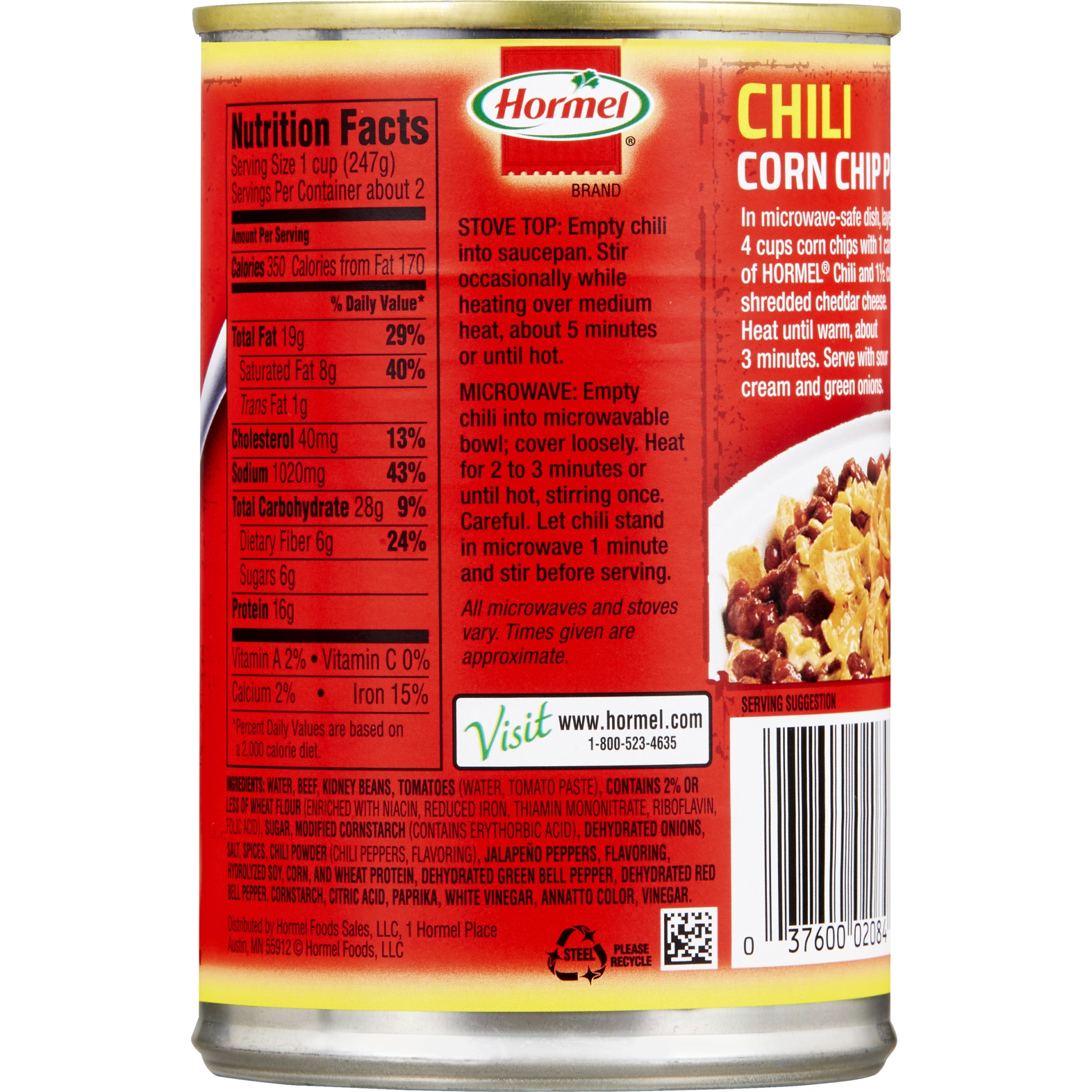 slide 6 of 6, Hormel Homestyle Chili with Beans, 15 oz