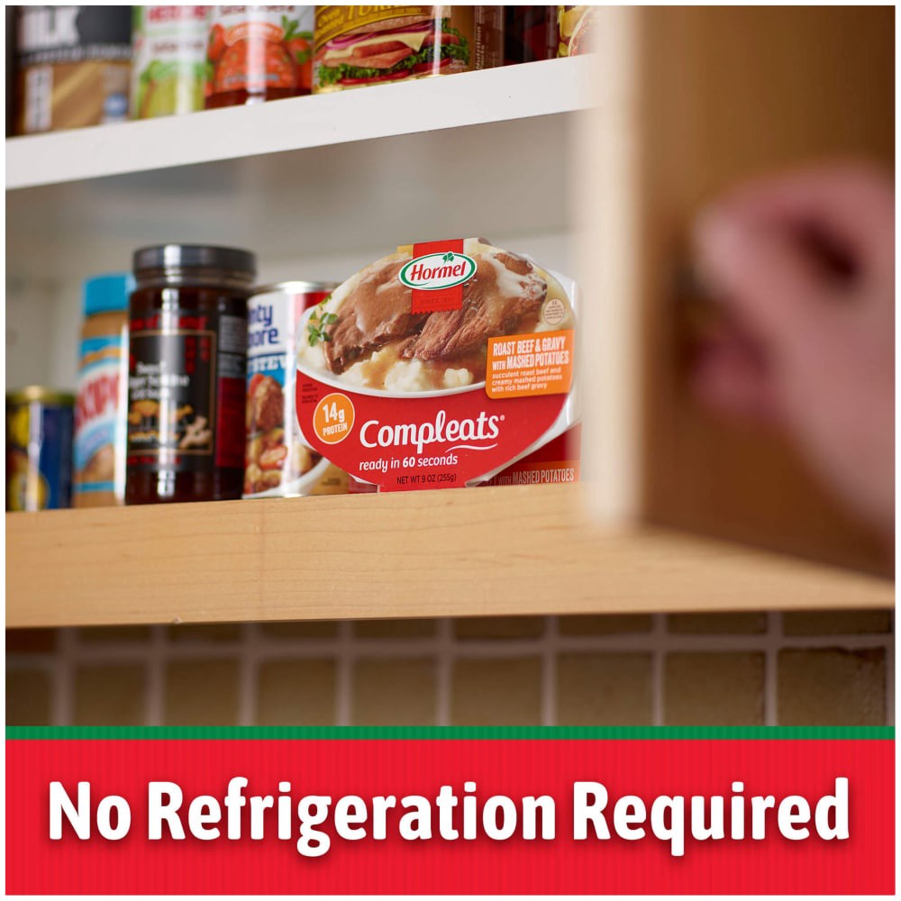 slide 6 of 6, Hormel COMPLEATS Beef Pot Roast, 9 oz
