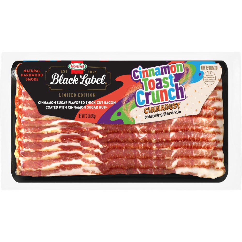 slide 3 of 5, Hormel BLACK LABEL BACON Cinnamon Toast Crunch 12oz, 12 oz