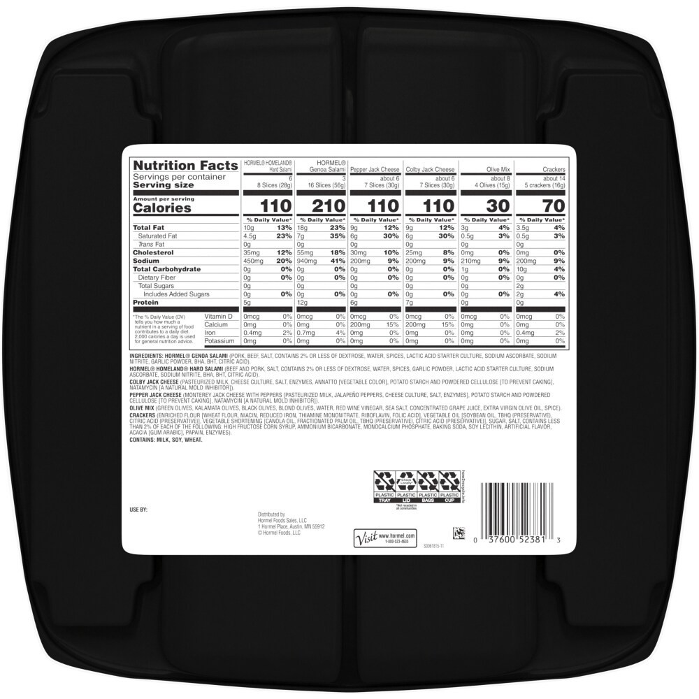 slide 3 of 5, HORMEL GATHERINGS Supreme Party Tray, 39.7 oz