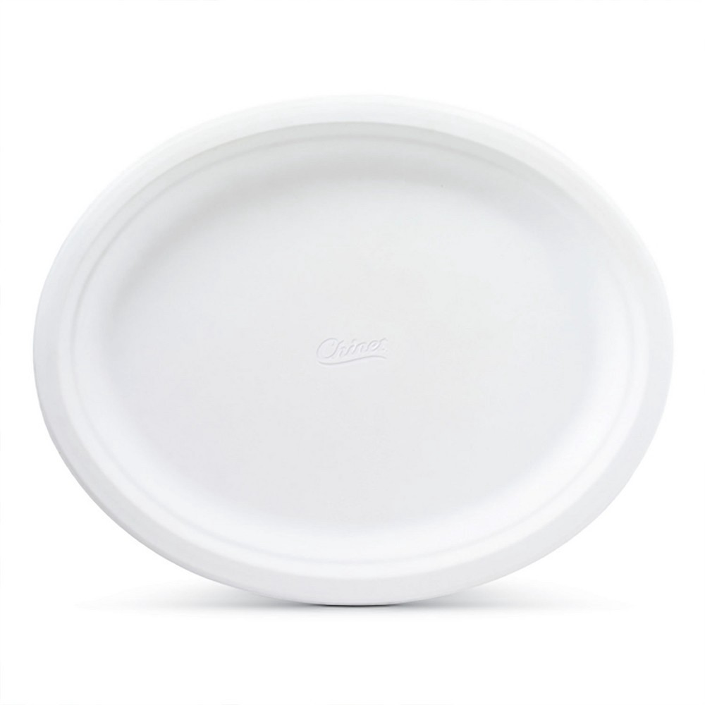 slide 5 of 6, Chinet Classic White 12 5/8 X 10 Inch Platter, 24 ct