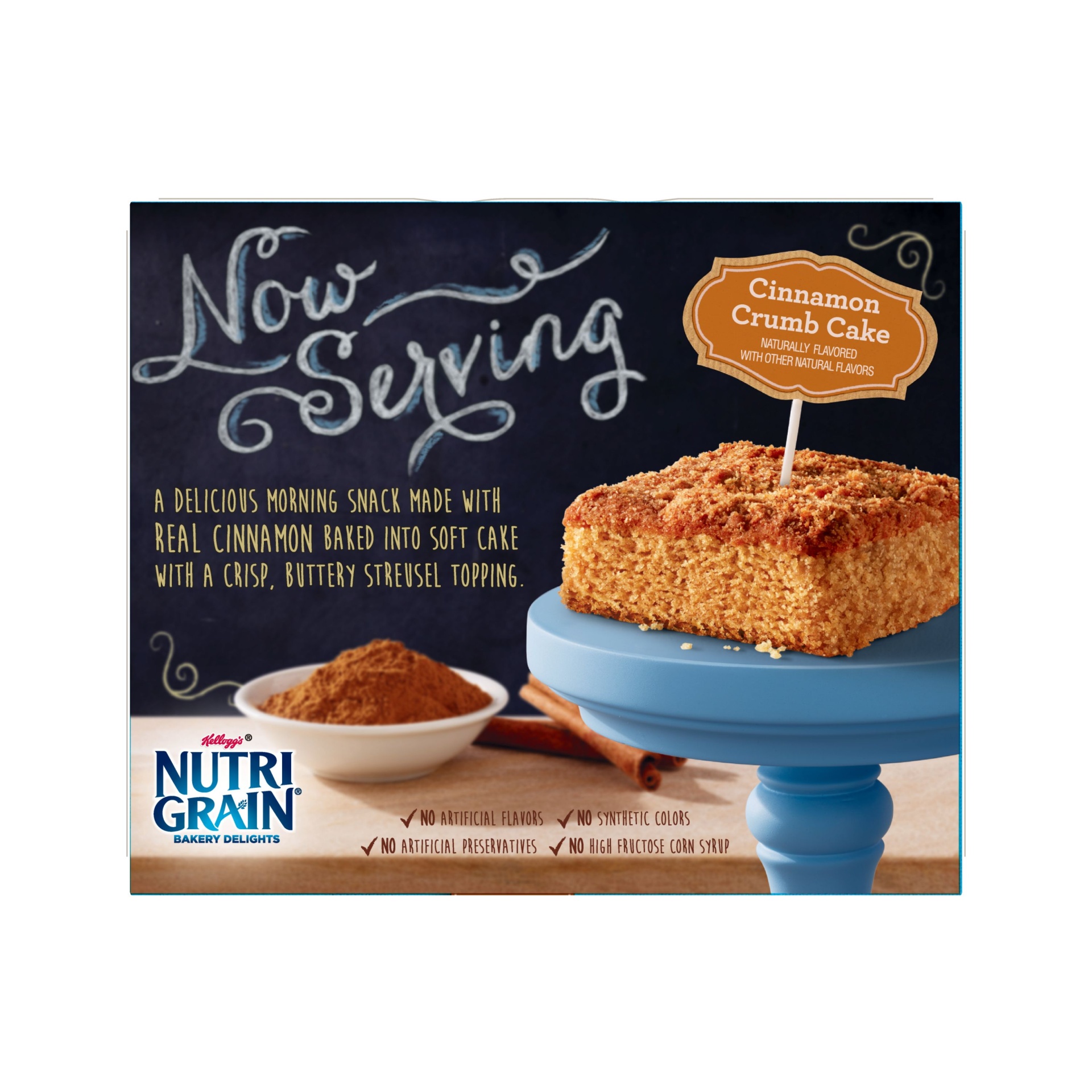 slide 6 of 7, Nutrigrain Cinnamon Crumb Cake, 7 oz