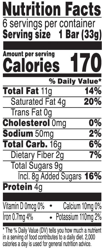 slide 7 of 7, Special K Nourish Chocolate Coconut Cashew Chewy Nut Bars, 6 ct