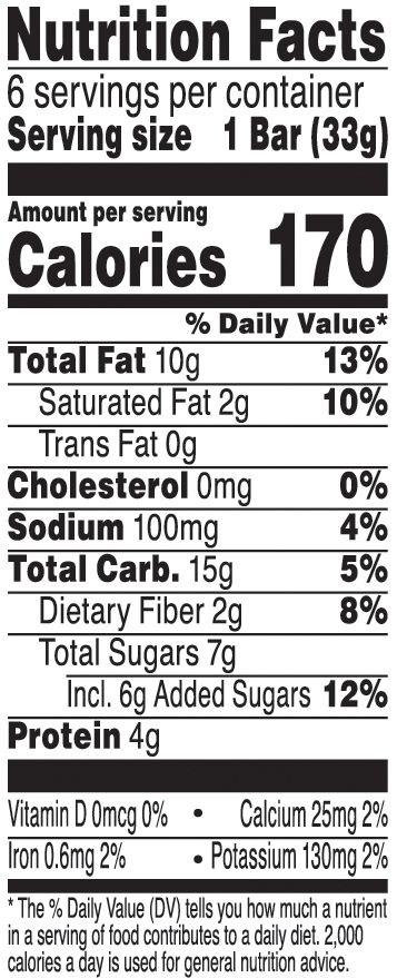 slide 3 of 7, Special K Caramel Almond Nourish Bar, 6 ct