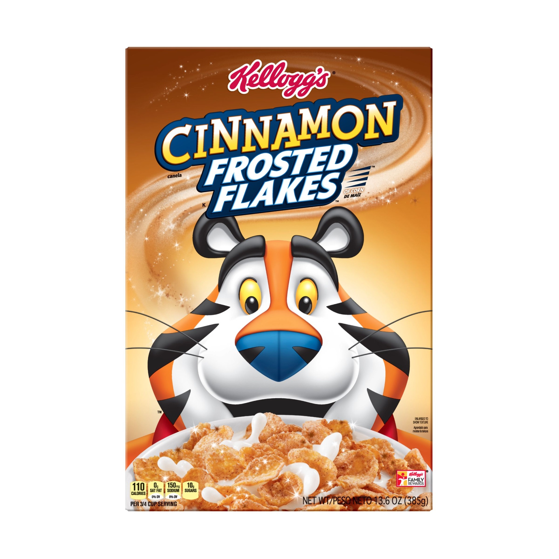 slide 2 of 7, Kellogg's Cinnamon Frosted Flakes Cereal, 10.2 oz