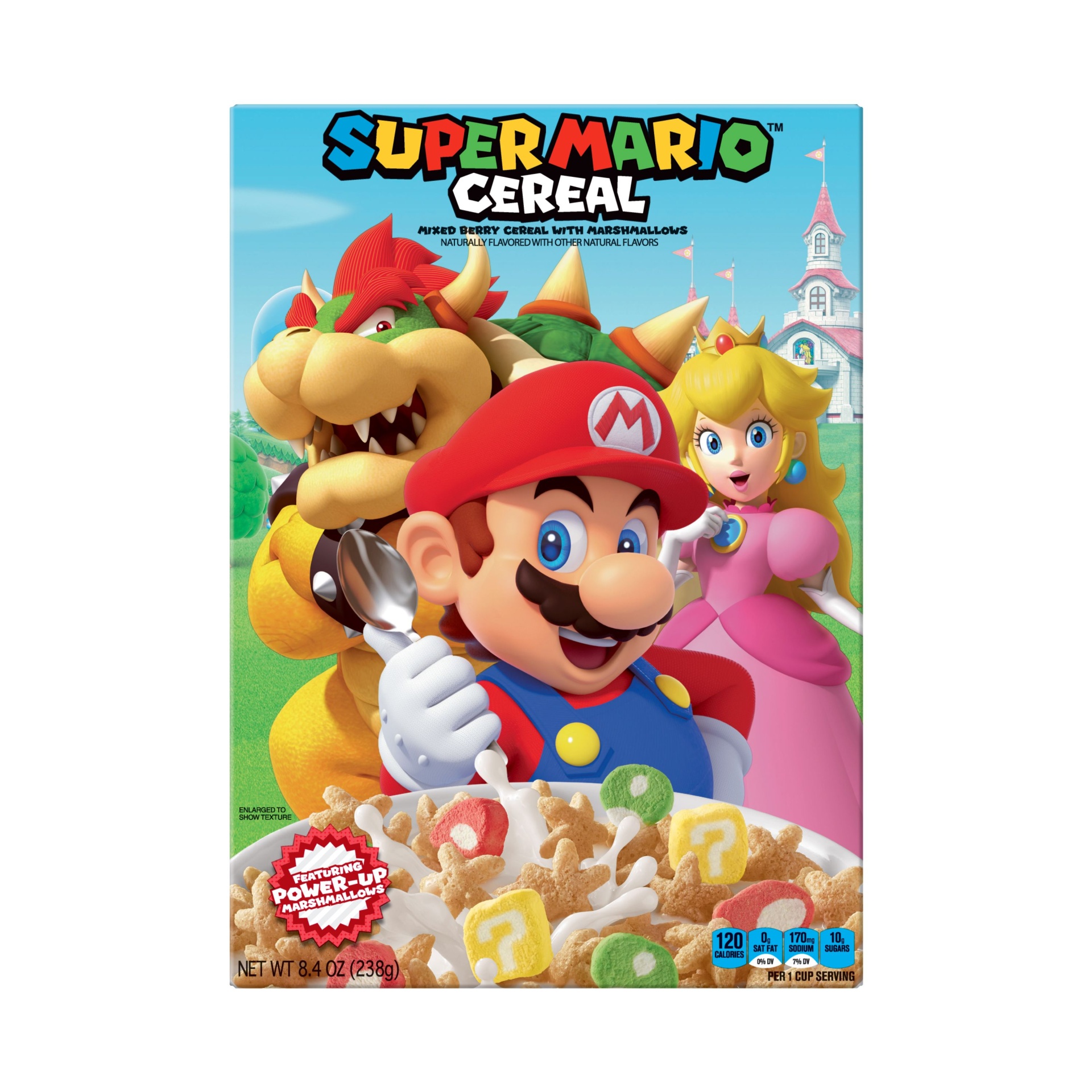 slide 2 of 7, Super Mario Cereal 8.4 oz, 8.4 oz