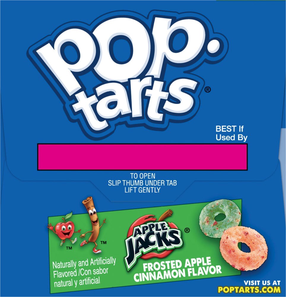 Pop-Tarts Apple Jacks Frosted Apple Cinnamon Flavor Toaster Pastries ...