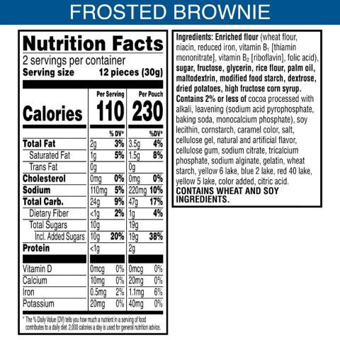slide 2 of 3, Kellogg's Pop-Tarts Frosted Brownie Crunch Poppers, 2.1 oz