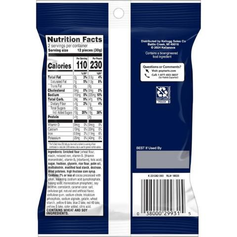 slide 3 of 3, Kellogg's Pop-Tarts Frosted Brownie Crunch Poppers, 2.1 oz