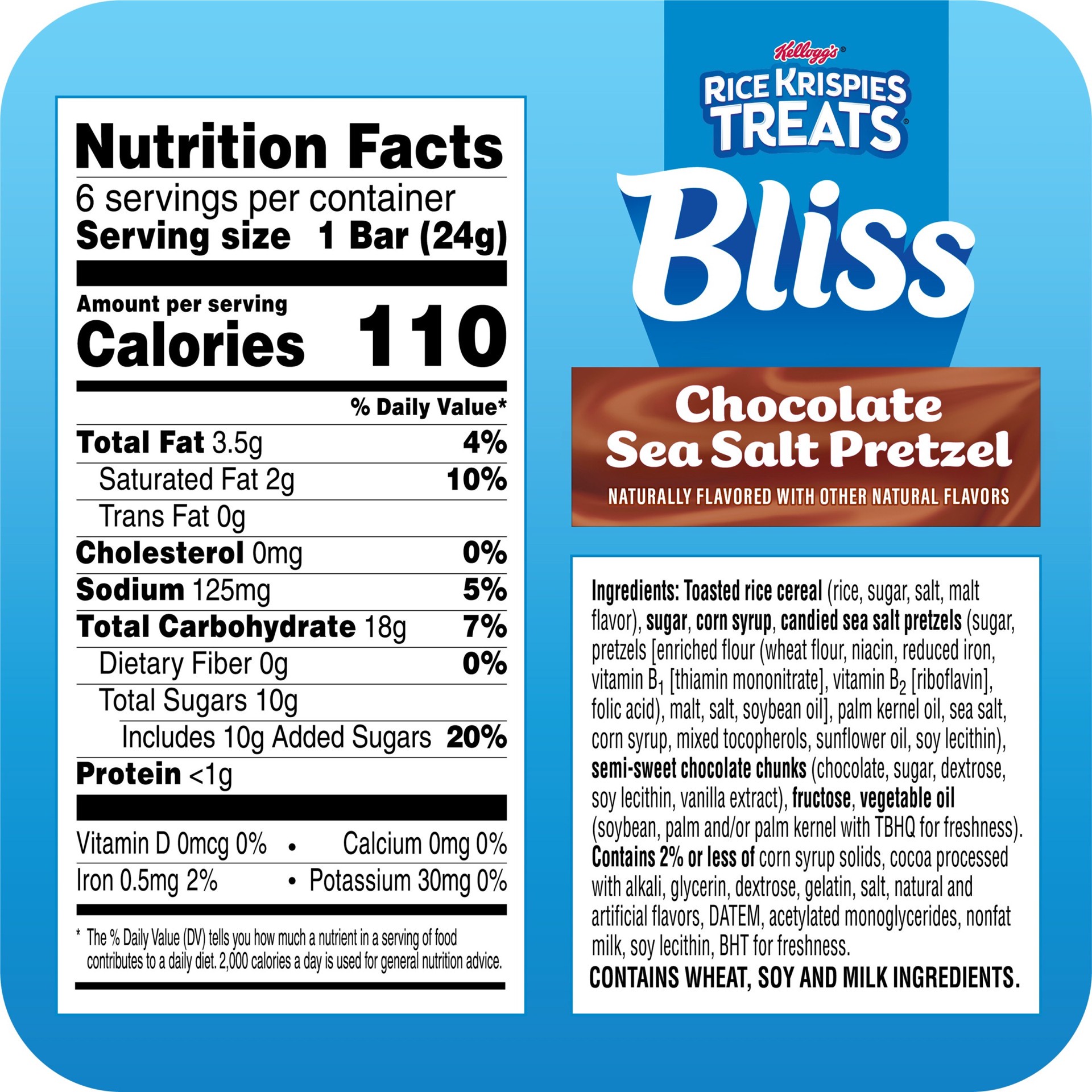 slide 5 of 5, Rice Krispies Treats Squares Chocolate Sea Salt 5oz, 5 oz