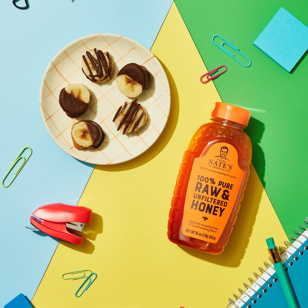 slide 4 of 6, Nature Nate's Nature Nate’s 100% Pure, Raw & Unfiltered Honey, 32oz, 32 oz
