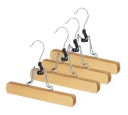 Whitmor Natural Wood Slack Hangers