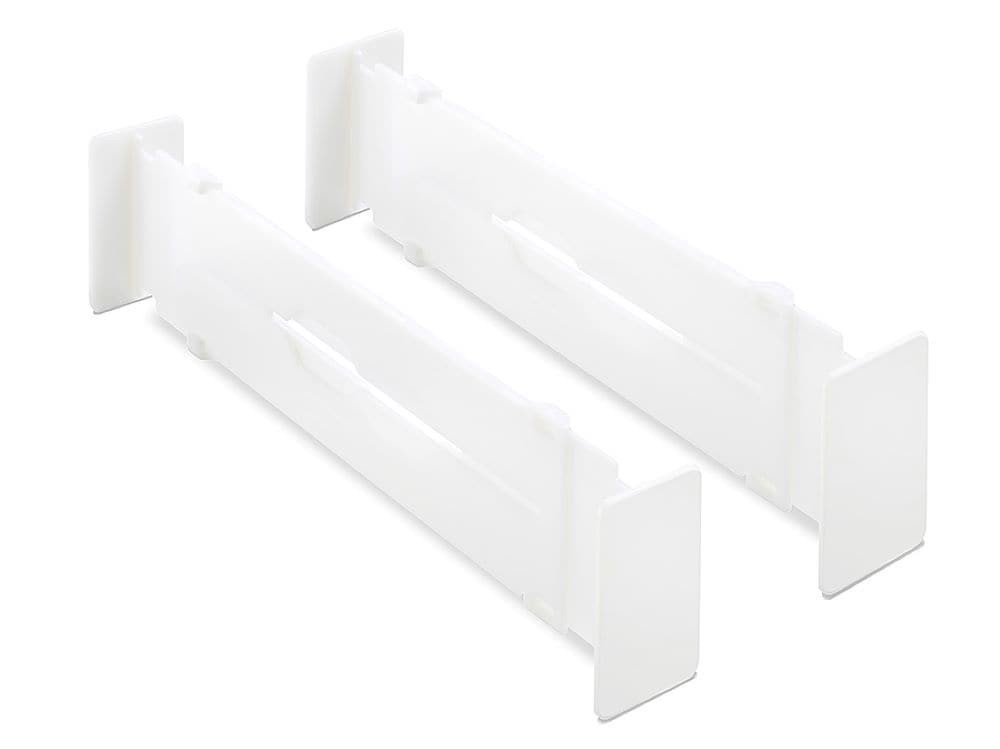 slide 3 of 3, Whitmor Adjustable Drawer Dividers - Set Of 2, 12.85 x 21.75 x 2 x 3.5 i