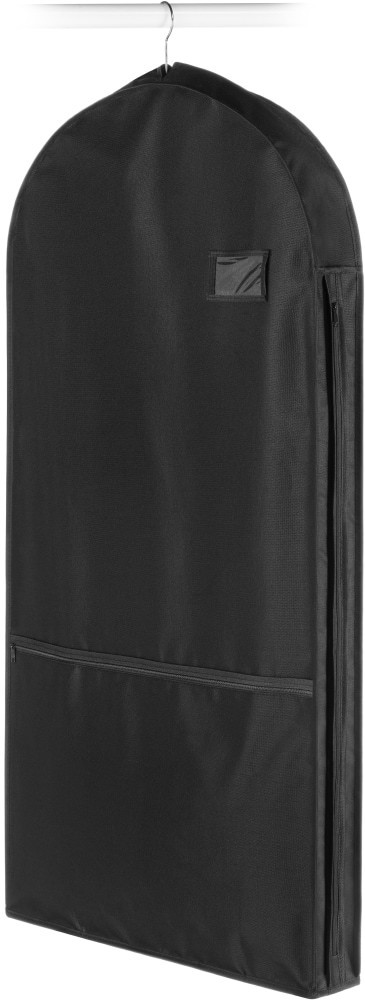 slide 3 of 3, Whitmor Deluxe Garment Bag with Pocket - Black, 1 ct