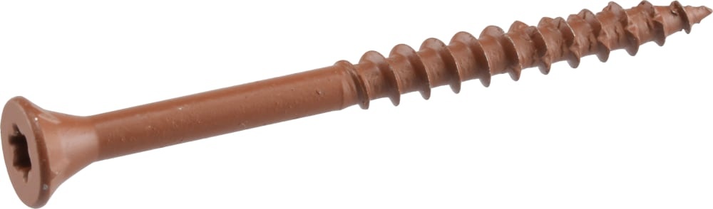 slide 1 of 1, Deckplus Deck Screw - Red, 3 in